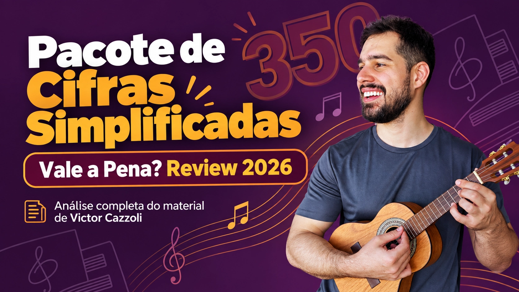Pacote de Cifras Simplificadas de Victor Cazzoli